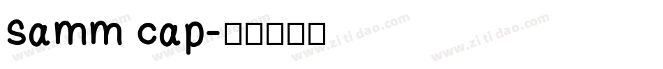 samm cap字体转换